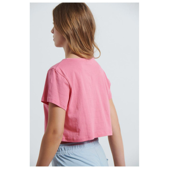 Bodytalk Γυναικεία κοντομάνικη μπλούζα Cropped